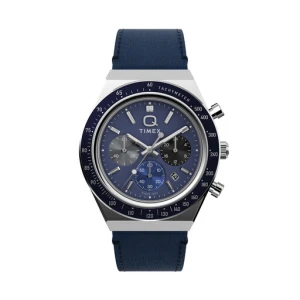 Zegarek Timex Q Diver Inspired Chronograph TW2Y36100 Granatowy