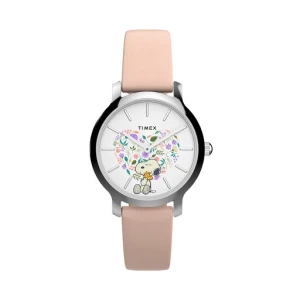 Zegarek Timex Timex x Peanuts® TW2W85100 Srebrny