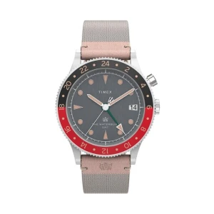 Zegarek Timex Waterbury Traditional GMT TW2V74100 Szary