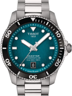 Zegarek Męski TISSOT Seastar 1000 Powermatic 80 40Mm T-Sport T120.807.11.091.00