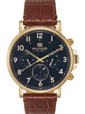 Zegarek Tommy Hilfiger brązowy