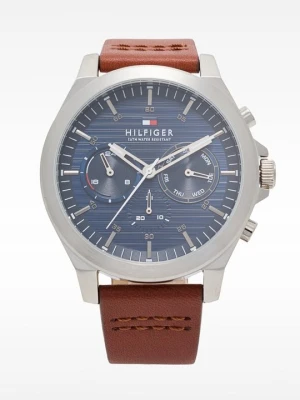 Zegarek Tommy Hilfiger brązowy