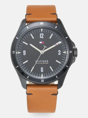 Zegarek Tommy Hilfiger brązowy