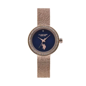 Zegarek U.S. Polo Assn. Astrid USP8216BL Różowe złoto