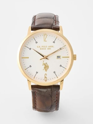 Zegarek U.S. POLO ASSN. brązowy