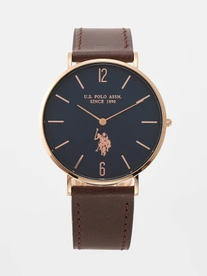 Zegarek U.S. POLO ASSN. brązowy