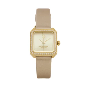 Zegarek U.S. Polo Assn. Brigitte USP8478YG Złoty