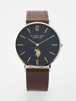Zegarek U.S. POLO ASSN. ciemnobrązowy