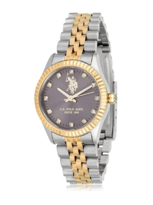 Zegarek U.S. POLO ASSN. Cyrkonia - srebrny