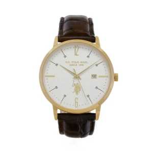 Zegarek U.S. Polo Assn. Dorian USP7279YG Brązowy
