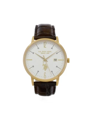Zegarek U.S. Polo Assn. Dorian USP7279YG Brązowy
