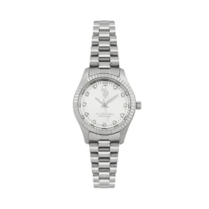 Zegarek U.S. Polo Assn. Grace USP8494ST Srebrny