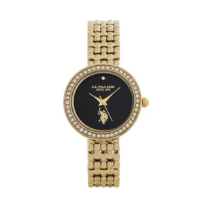 Zegarek U.S. Polo Assn. Harmony USP8433BK Złoty