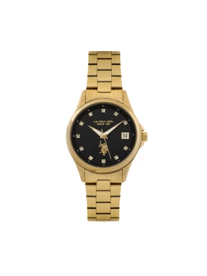 Zegarek U.S. Polo Assn. Louise USP8484BK Złoty
