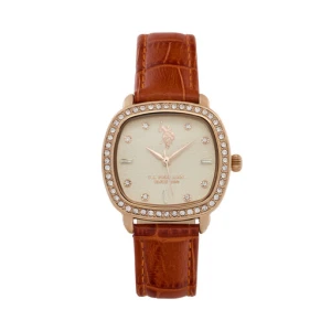 Zegarek U.S. Polo Assn. Mirabelle USP8488RG Brązowy