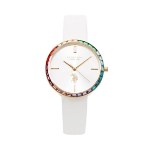 Zegarek U.S. Polo Assn. Rainbow USP8427WH Biały