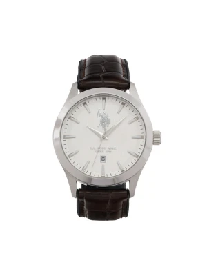 Zegarek U.S. Polo Assn. Yale USP7369WH Brązowy