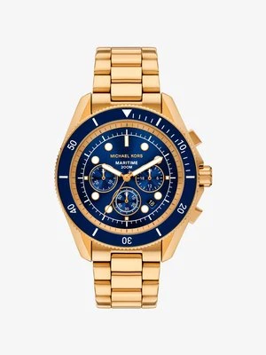 Zegarek w marynarskim stylu z dużą kopertą w kolorze różowego złota Michael Kors