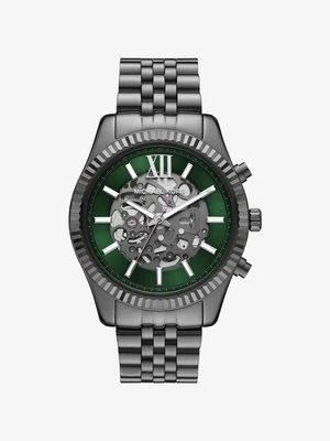 Zegarek z dużą kopertą Lexington w kolorze grafitowym Michael Kors