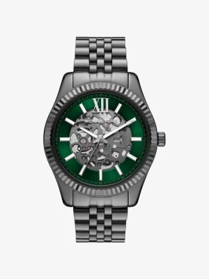 Zegarek z dużą kopertą Lexington w kolorze grafitowym Michael Kors