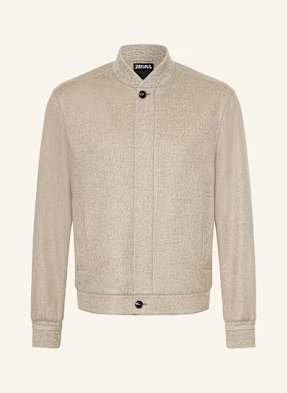 Zegna Bluzon Z Kaszmiru beige