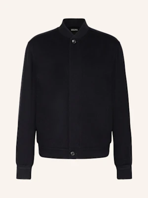 Zegna Bluzon Z Kaszmiru blau