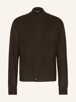 Zegna Bluzon Z Kaszmiru braun