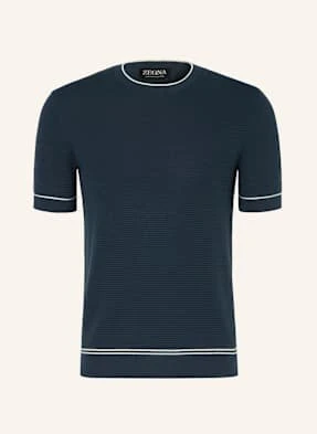 Zegna Dzianinowa Koszulka gruen