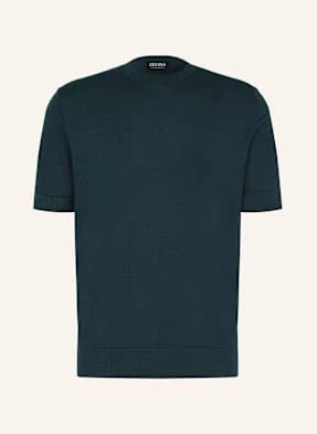 Zegna Dzianinowa Koszulka gruen