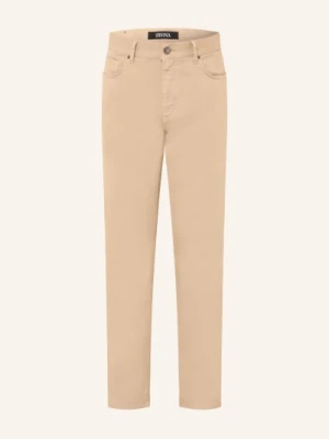 Zegna Dżinsy Slim Fit beige