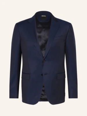 Zegna Garnitur Drop 7 Tailored Fit blau