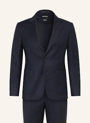 Zegna Garnitur Drop 8 Tailored Fit blau