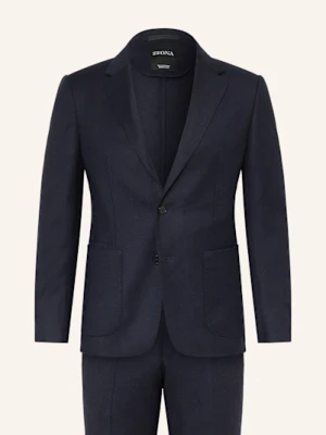 Zegna Garnitur Drop 8 Tailored Fit blau