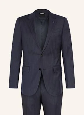 Zegna Garnitur Extra Slim Fit blau