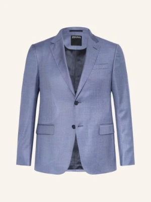 Zegna Garnitur Pinpoint Regular Fit blau