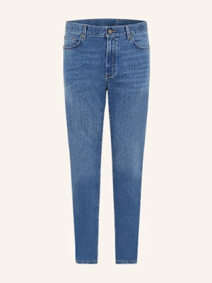 Zegna Jeansy City Slim Fit blau