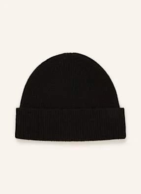 Zegna Kaszmirowa Czapka Oasi schwarz