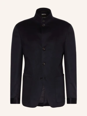 Zegna Kaszmirowa Marynarka O Regularnym Kroju blau