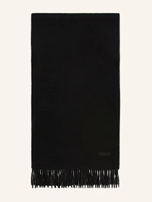 Zegna Kaszmirowy Szal schwarz