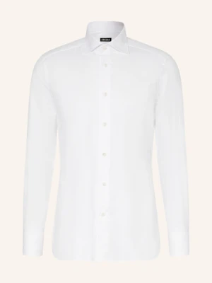 Zegna Koszula Extra Slim Fit weiss