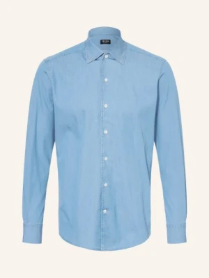 Zegna Koszula Jeansowa O Regularnym Kroju blau