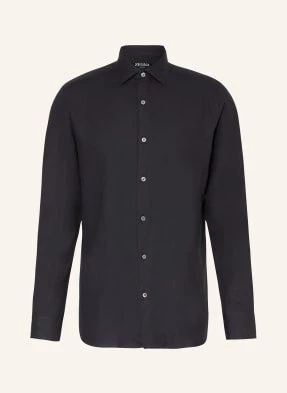 Zegna Koszula Regular Fit blau