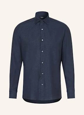 Zegna Koszula Regular Fit blau