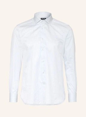 Zegna Koszula Regular Fit blau