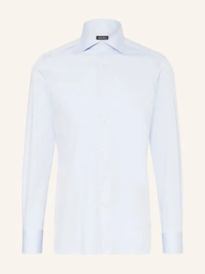 Zegna Koszula Regular Fit blau