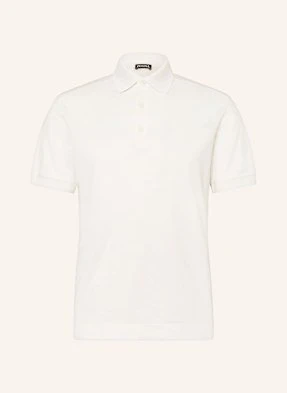 Zegna Koszulka Polo Z Dżerseju Z Dodatkiem Jedwabiu weiss