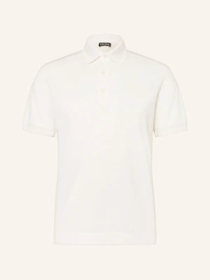 Zegna Koszulka Polo Z Dżerseju Z Dodatkiem Jedwabiu weiss