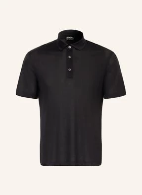 Zegna Koszulka Polo Z Piki blau