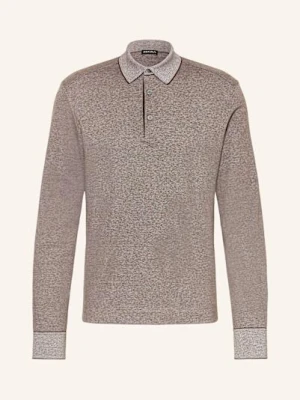 Zegna Koszulka Polo Z Piki braun