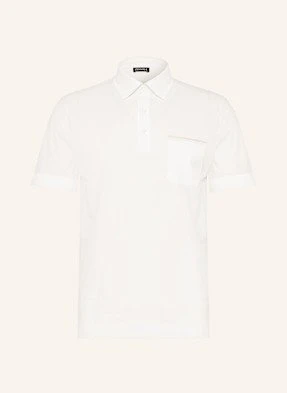 Zegna Koszulka Polo Z Piki weiss
